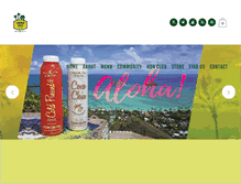 Tablet Screenshot of lanikaijuice.com